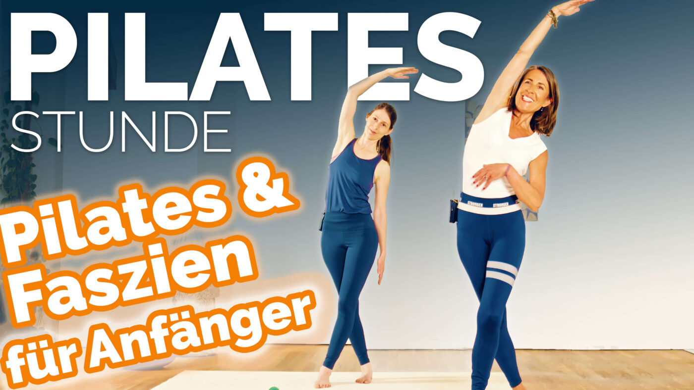 Maria und Anja beim Pilates Training