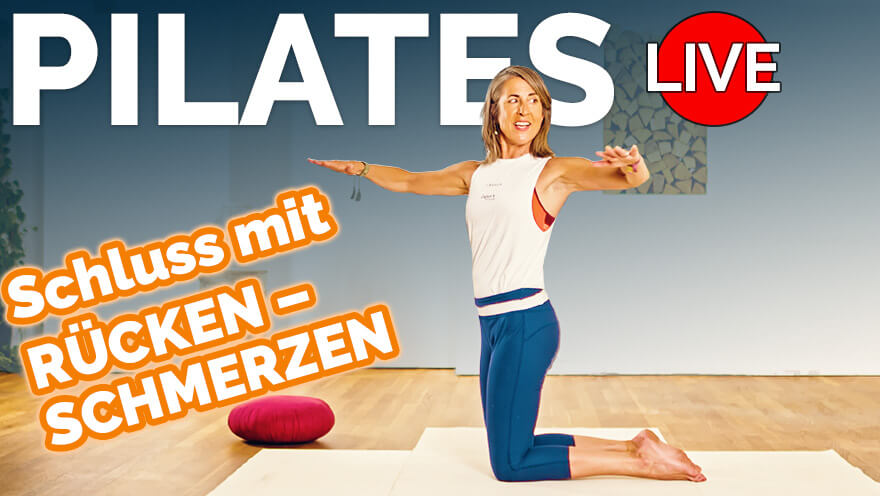 Maria beim Pilates Training