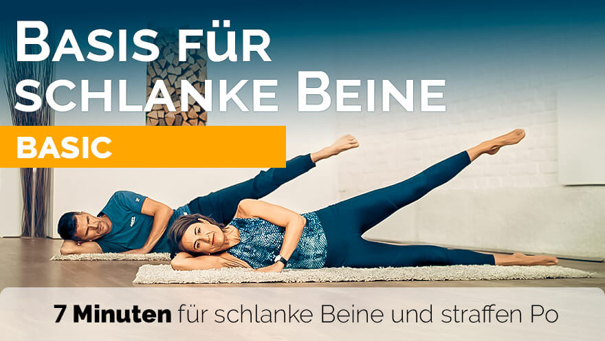 Pilates Kurzprogramm - Basis für schlanke Beine - Basics