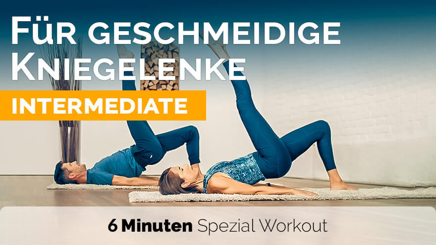 Pilates Kurzprogramm für geschmeidige Kniegelenke - Intermediate