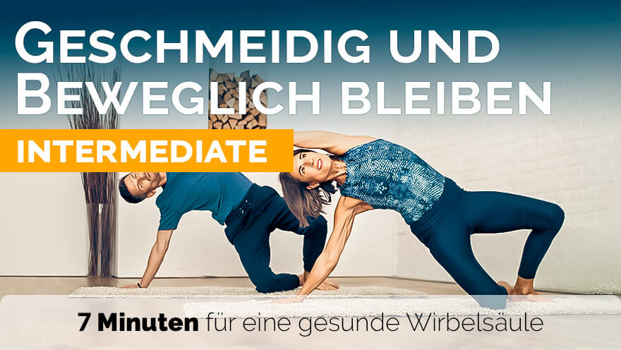 Pilates Kurzprogramm geschmeidig und beweglich bleiben - Intermediate