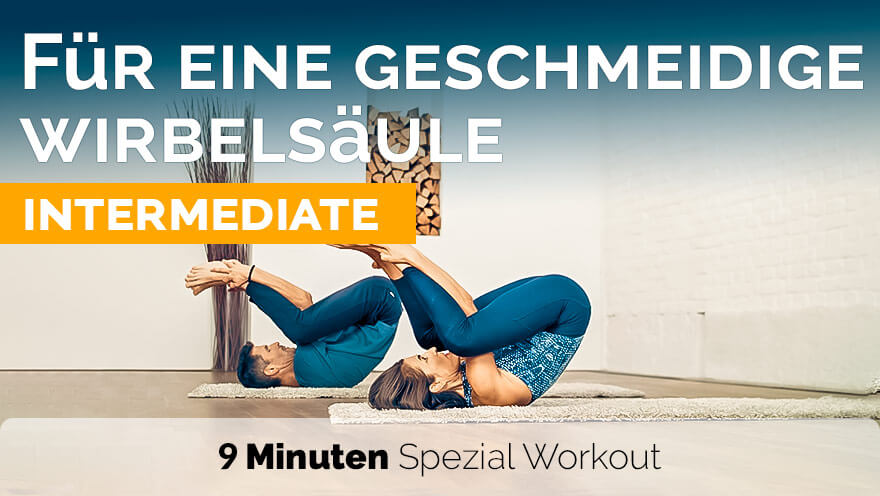 Pilates Kurzprogramm geschmeidige Wirbelsäule - Intermediate