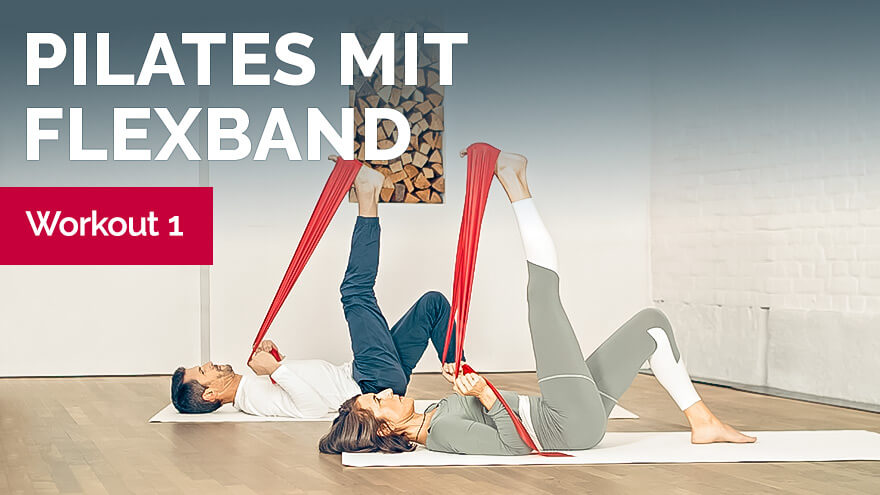 Pilates Workout mit Flexband 1