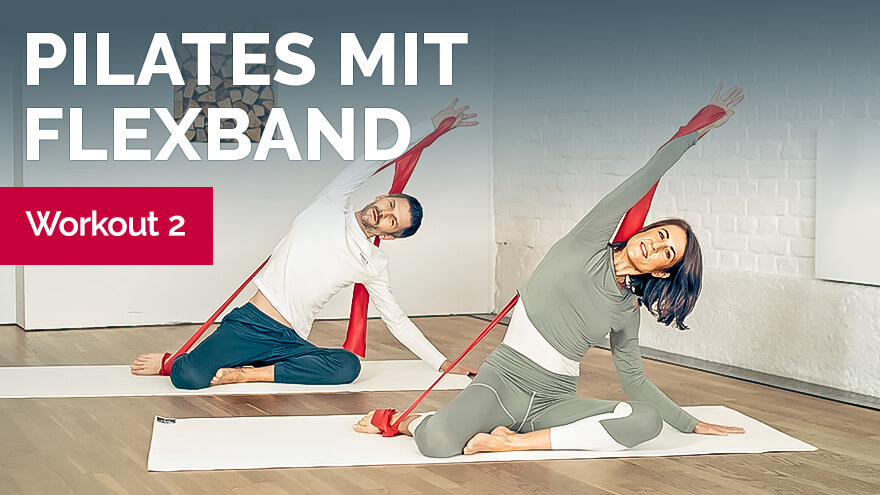 Pilates Workout mit Flexband 2