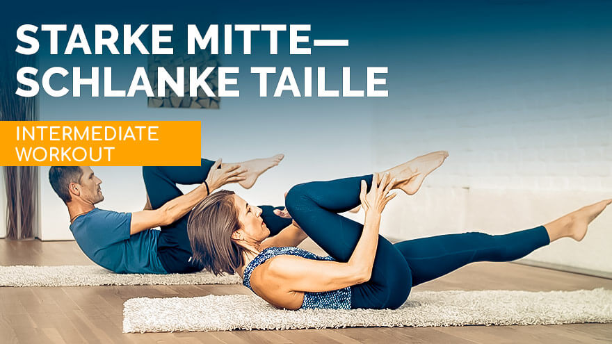 Pilates Workout starke Mitte & schlanke Taille - Intermediate